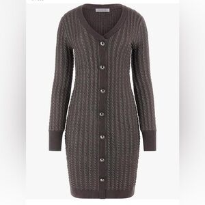 Guess women long sleeve Dress with buttons size medium